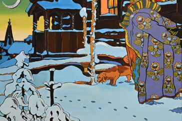 Русские сказки в 3D, скульптуры из бересты и платье Людмилы Гурченко